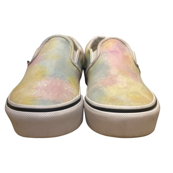 Vans Kids Pastel Tie-Dye Slip-On Canvas Shoes Size 3 - Picture 2 of 8